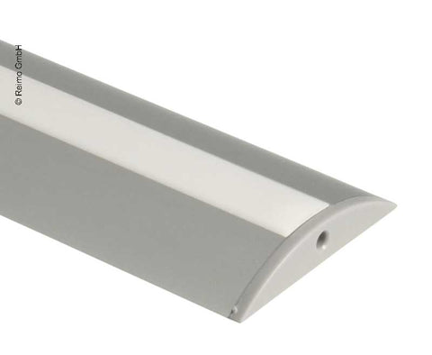 Profilo in alluminio Carbest per strisce LED, lunghezza 1,5 m, semicircolare