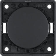 Interrupteur va-et-vient Berker INTEGRO Flow, Pure – Noir granit, noir mat