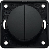 Interruttore Berker INTEGRO Flow/Pure, nero opaco