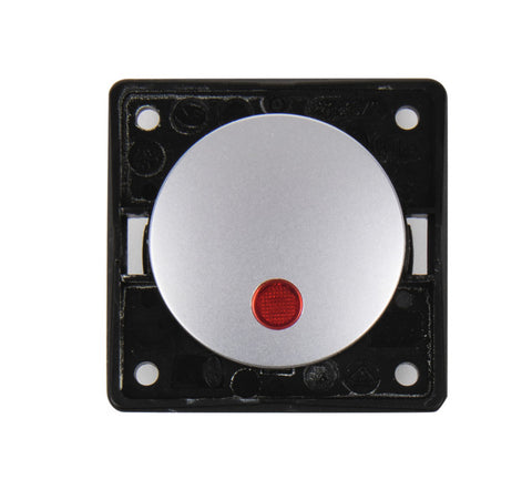 Interruttore a bilanciere Berker cromato opaco 230V