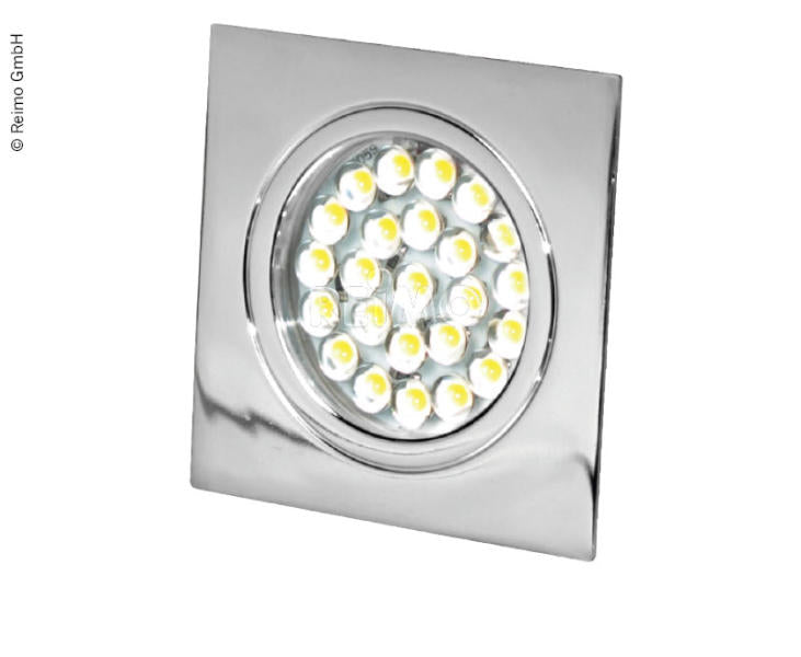 12V LED Einbauspot chrom