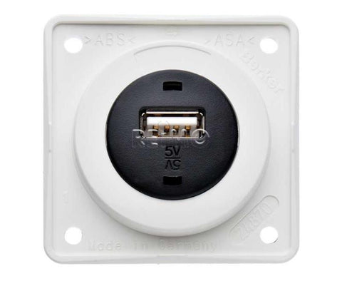 Prise USB pour panneau, blanc polaire en vrac