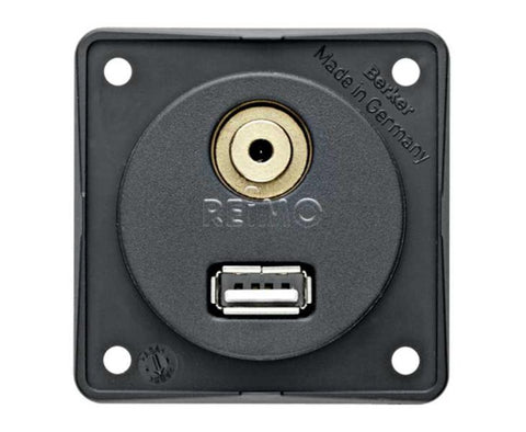 Presa USB/Audio, pannello antracite sfusa