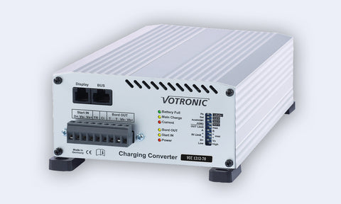Convertitore di carica 12V/70A Caricabatterie e booster 12V combinati, VCC 1212-70