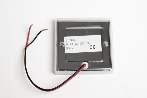 Lampada da parete e soffitto a LED Carbest quadrata