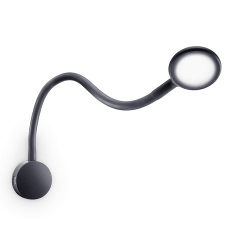 Lampada a collo di cigno a LED con 2 porte USB