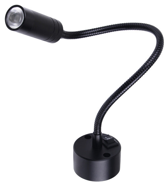 Carbest flexibler LED-Spot schwarz