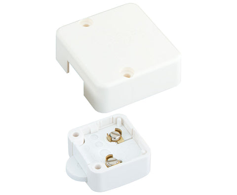 Bouton de coffre intégré blanc, avec boîtier supplémentaire