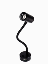 Liseuse LED Minitube D4 – 12 V avec bras flexible et port USB