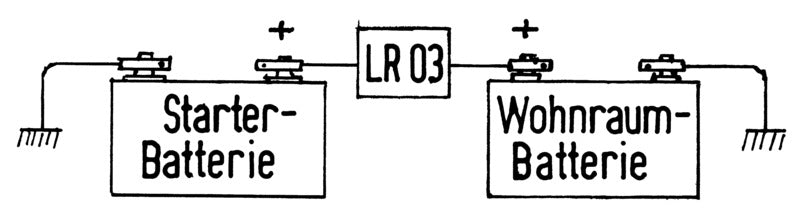 Nachladesystem für Starterbatterie