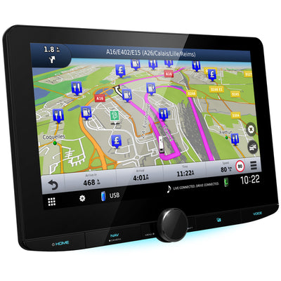 Kenwood DNR992RVS Navitainer mit 10,1 Zoll HD-Display