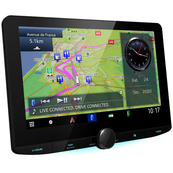 Kenwood DNR992RVS Navitainer mit 10,1 Zoll HD-Display