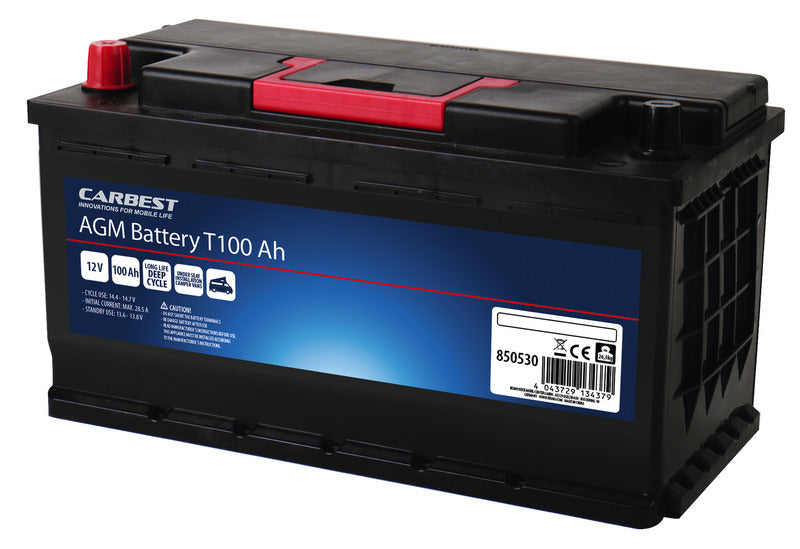 Deep-Cycle AGM-T-Power Line Batterie 100 Ah