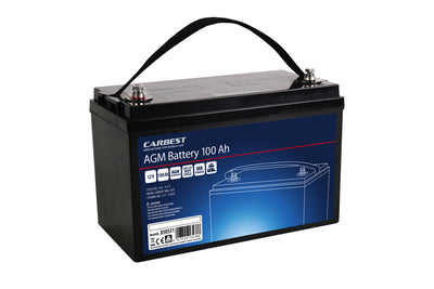 Carbest AGM Batterie 100Ah PL - 330x171x220 mm