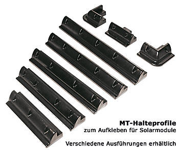 Solarmodul Eckprofil-Set MT-EP,    4 Stück, PUR, passend f.alle Module