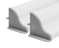 Kit de déflecteurs de montage en aluminium pour panneau solaire - Largeur jusqu'à 550 mm - Blanc