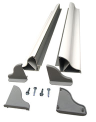 Kit de déflecteurs de montage en aluminium pour panneau solaire - Largeur jusqu'à 550 mm - Blanc