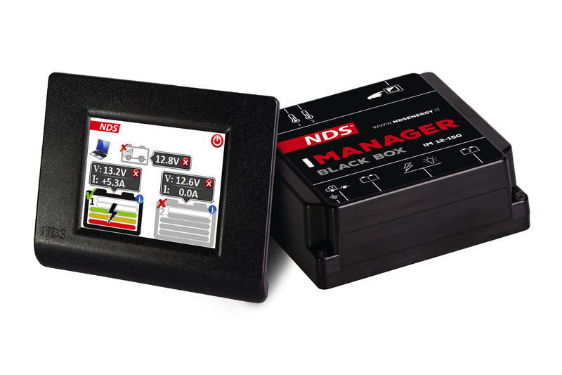 Touchscreen Batterie-Management 12V/150A