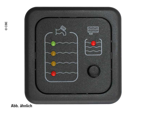 Pannello di prova LED MT214/M marrone per serbatoio acqua potabile
