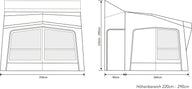 Tenda da sole per camper Outdoor Revolution ESPRIT PRO X 350M