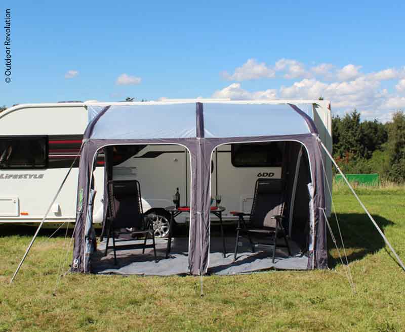 Aufblasbares Caravan Teilzelt E-Sport Air 325 XL