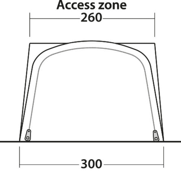 Outwell Newburg 240 Air – Aufblasbares Vorzelt