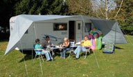 Sonnenvordach Como 7 Grau 500x240cm