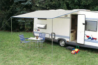 Sonnenvordach Como 7 Grau 500x240cm