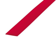 Abdeckprofil, für Kederschiene, rot 12mm, Meterware