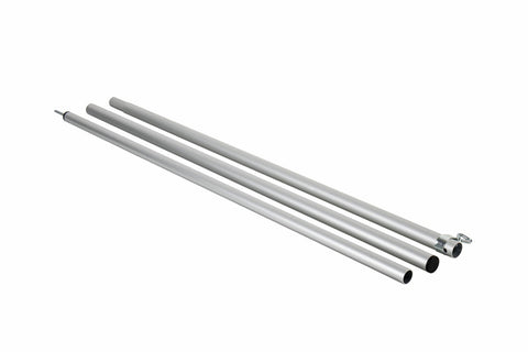 Palo in alluminio 170-260 cm in 3 parti con vite