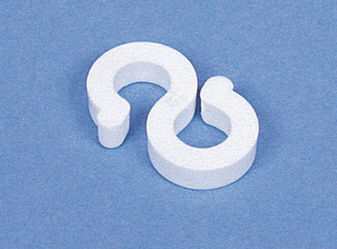 Gancio per tenda interna in plastica lungo 25 mm