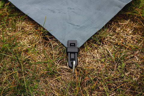 Clip di fissaggio per tappeti da tenda, 4 pezzi