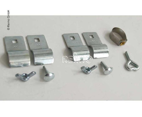 Tirante curvo 210-275cm alluminio Ø25mm 3 parti