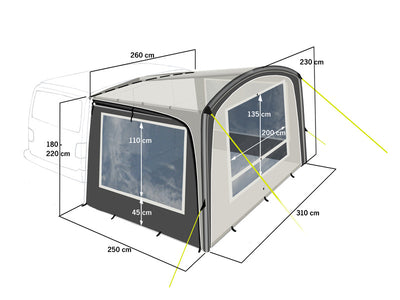 REIMO Antigua Air Sonnensegel für VW Bus