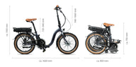 Bici elettrica pieghevole "FRANZI"