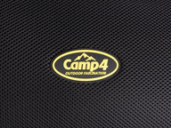 Chaise de camping Camp4 Alu MALAGA BREEZE - Rembourrée avec tissu mesh noir