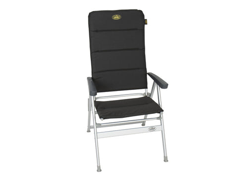 Sedia da campeggio Camp4 Grenoble DeLuxe - Colore: Nero / Telaio: Argento