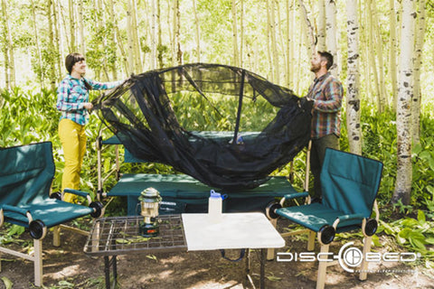 Zanzariera Disc-O-Bed con telaio