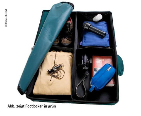 Footlocker nero per letti Disc-O-Bed L e XL, Nero