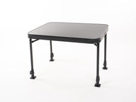 Campingtisch, Kunststoff, schwarz, 115 x 70 cm