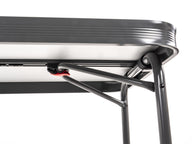 Campingtisch, Kunststoff, schwarz, 115 x 70 cm