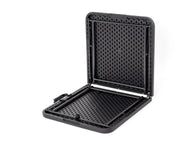 Campingtisch, HDPE Kunststoff, schwarz, 180 x 74,5 cm