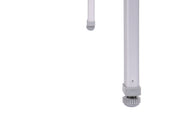 Campingtisch, Bambus, faltbar, Beine alufarbig, 100 x 65 cm