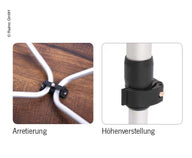 Campingtisch, Glasfaser, 115 x 68 cm