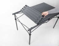Campingtisch, Alu, Rolltisch, 120 x 70 cm