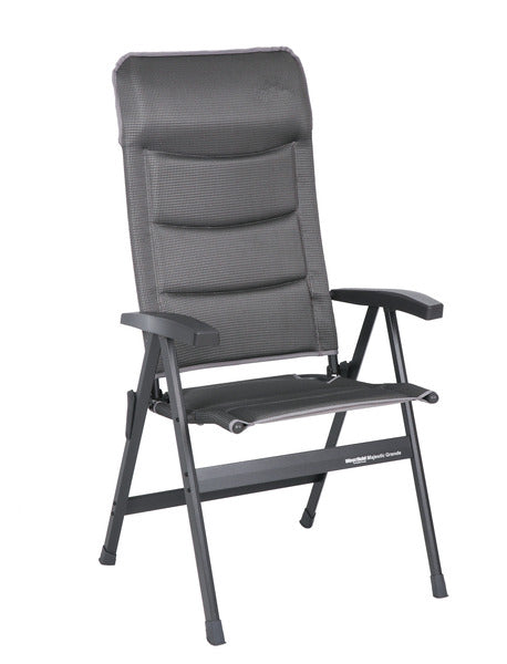 Chaise de camping MAJESTIC GRANDE - Gris moyen
