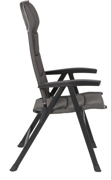 Sedia da campeggio MAJESTIC GRANDE - Grigio medio
