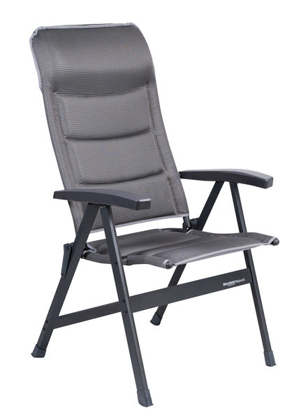 Chaise de camping MAJESTIC - Gris moyen