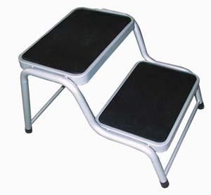 Carbest gradino doppio in acciaio - altezza 38cm