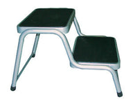 Carbest gradino doppio in acciaio - altezza 38cm